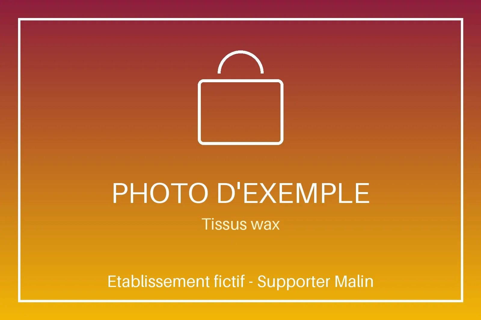 Photo d'exemple — Tissus wax