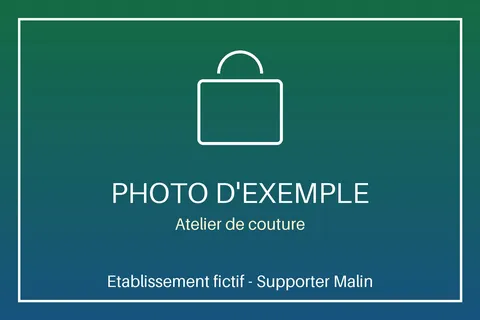 Photo d'exemple — Atelier de couture