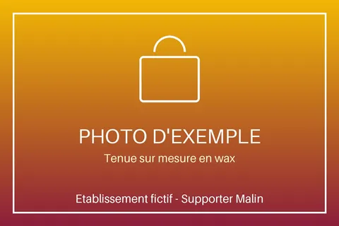 Tenue sur mesure en wax
