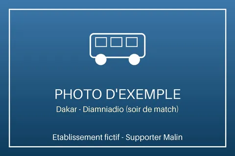 Dakar → Diamniadio (soir de match)