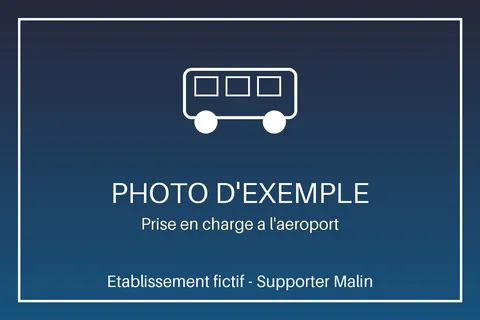 Photo d'exemple — Prise en charge à l'aéroport